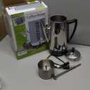 Presto 02811 Stainless Steel Electric Coffee Percolator - 12-Cups, Easy-Pour Spout, Stay-Cool Handle, Make 2-12 Cups (Silver)