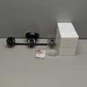 Unicozin Modern Bathroom Light Fixtures, 3 Light Vanity Lights, Black Wall Lamp with Clear Glass for Bathroom, Mirror, Living Room, Bedroom, Hallway, E26 Base