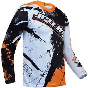 Mountain Bike Jersey for Men, Long Sleeve Dirt Bicycle Shirt for Motorcycle Motocross BMX Moto Mx ATV Riding Off Road (11o)