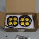 Led Pod Lights 4x4 Offroad Driving Flood Light 3 Inch 40W Super Bright Waterproof Bumper Work Auxiliary Lights for Car Truck ATV SUV Boat Motorcycle Fog Lamp, (Pack of 2)