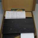 Fun Memories Corner Shelf Wall Mount, Wood Floating Corner Shelves, Corner Wall Shelf for Bedroom, Bathroom, Kitchen, Living Room (Black, 3 Pack) (11.5"W x 11.5"D)