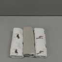 KeaBabies 3-Pack Organic Baby Swaddle Sleep Sacks - Swaddles for Newborns, Infant 0-3 Months, Baby Girls, Boys, Soft & Snug Newborn Sleep Sack, Nursery Swaddling Blankets (The Wild)