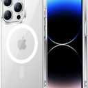 Temdan for iPhone 14 Pro Case Clear, [Compatible with Magsafe][Anti-Yellowing][Military-Grade Protection] Shockproof Slim Phone Case for iPhone 14 Pro 6.1 inch, Clear