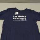 Funny Moms Favorite Son Daughter I'm Mom's Favorite T-Shirt, Navy Blue, Size 3