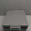 IRIS USA 6 Qt. Plastic Craft Storage Container Bins with Lids, 2 Pack, Small Art & Office Supply Organizer Tote, Sensory Bins & Boxes for Home & University, Stackable, Secure Latch Buckles, Gray