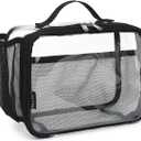 FlowFly Kids Lunch box Insulated Soft Bag Mini Cooler Back to School Thermal Meal Tote Kit for Girls, Boys,Clear