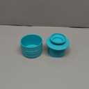 Silicone Butter Crock with Lid, French Butter Dish for Fresh Spreadable Butter, Butter Keeper to Leave On Counter, Butter Container Holder with Water Line for Kitchen and Home Decor-6oz/ Lake Blue