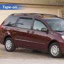 Window Visors Rain Guards Shield for 2004-2010 Toyota Sienna, Out-Channel Window Vent Wind Deflectors Visors Shades for 04 05 06 07 08 09 10 Sienna