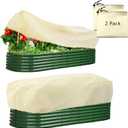 Rectangular Plant Protection Blanket, Winter Outdoor Garden Frost Protection, 2 Pieces, 78.7 x 39.3 x 17.7 Inches