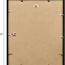 Art Emotion Black 16x20 Picture Frame – Fits 11x14 Photos with Mat or 16x20 Without Mat, Wall Hanging Photo Frame, 1-Pack