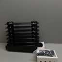 JASUN Oil Filled Radiator Heater, Adjustable Thermostat, Portable Space heater, Quiet Heater with Tip-over & Overheating Functions (Black)