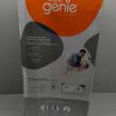 Diaper Genie Platinum Pail (Lilly White) is Made of Durable Stainless Steel and Includes 1 Easy Roll Refill with 18 Bags That can Last up to 5 Months.