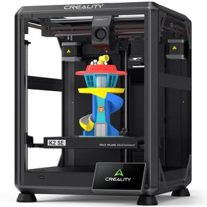 Creality K2 SE 3D Printer, Support Multicolor Printing Needs CFS, 500mm/s High-Speed Printing, Auto Leveling, Vibration Control, Compact Desktop Upgrate 3D Printer, Print Size 220x215x245mm