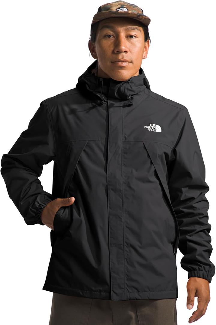 THE NORTH FACE Men's Antora Waterproof Jacket (Standard and Big Size) (Large, Tnf Black-npf)