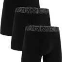 Under Armour Performance Cotton - Solid 6 In 3 Pack, Large