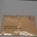 Vitalizart Paper Gift Bags With Ribbon Handles Set of 10 Assorted Colors Bulk Reusable For Gift Wrap Girls Kids Birthday Bridal Shower Party Favors Goodie Bags Candy Christmas 5.91"x3.54"x7.28" Small Size