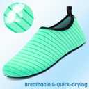 Metog Men Women Water Shoes Quick-Dry Aqua Socks Barefoot Slip-on for Beach Swim Sport Surf Yoga Exercise