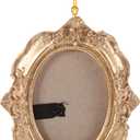 PRETYZOOM Creative Christmas Tree Pendants Christmas Tree Hanging Frame s Hanging Ornaments s Decorations Tiny Gold Frames Photo Frame Small Gold Frames Resin (12.50X10.00X1.40CM)