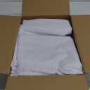 Fitable White Tablecloths for Rectangle Tables, Pack of 6 - 70 x 120 Inches - Reusable and Washable Table Clothes for 6-8 Ft Tables, Polyester Fabric Table Covers for Wedding, Party, Banquet