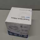 Advanced Memory Foam Neck Travel Pillow, Neck Pillow Airplane with Eye Mask & Ear Plugs, Designed for The Comfort of Travel & Office, Travel Pillow for Plane, Car, Home, Work Grey