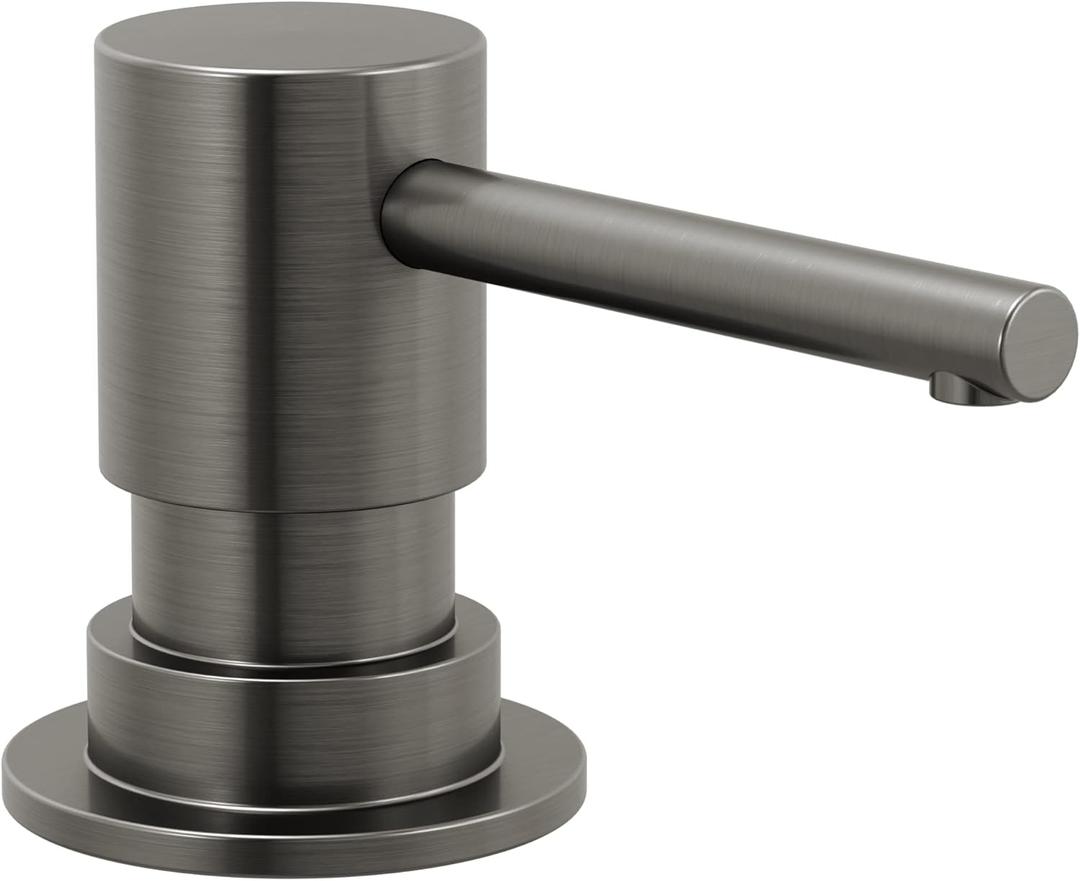 Delta Faucet RP100734KS Trinsic Metal Soap Dispenser, Black Stainless