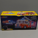 JOYIN LED Fire Truck Toy for Toddlers - LED Projections & Sirens, Bump and Go Fire Engine Trucks with Mode Switch & Volume Control, Kids Firetruck, Boy Toys, Christmas Birthday Gifts for Grandkids