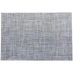 Restaurantware Carmel Mesh 16 x 12 Inch Table Placemats Set Of 6 Woven Washable Placemats - Heat Tolerant No Stain Tangerine Vinyl Kitchen Placemats Waterproof Easy To Clean Blue