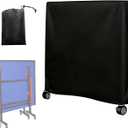 Lightweight Ping Pong Table Cover, Waterproof Outdoor Indoor Use Universal Fit for 9x5 FT Folding Tables, Table Tennis Table Cover, 210D Oxford Fabric with Storage Bag & Windproof Buckles