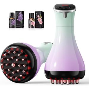 Lymphatic Drainage Massager, Anti-Cellulite Massager For Body Cellulite and Thigh & Belly Stretch Marks Reduction, Handheld Massage tools for lymphedema & lipedema, Sciatica Nerve pain relief Devices (Colorful)