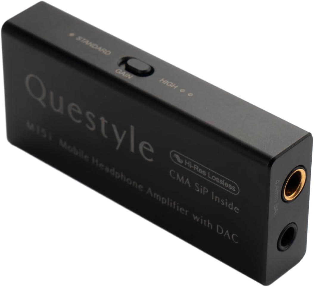 M15i Headphone Amplifier Portable DAC USB DAC Amp with Dual-Jack, Portable Headphone Amp - Apple MFi Certified, Hi-Res DAC - Low Noise, for iOS/Android/PC