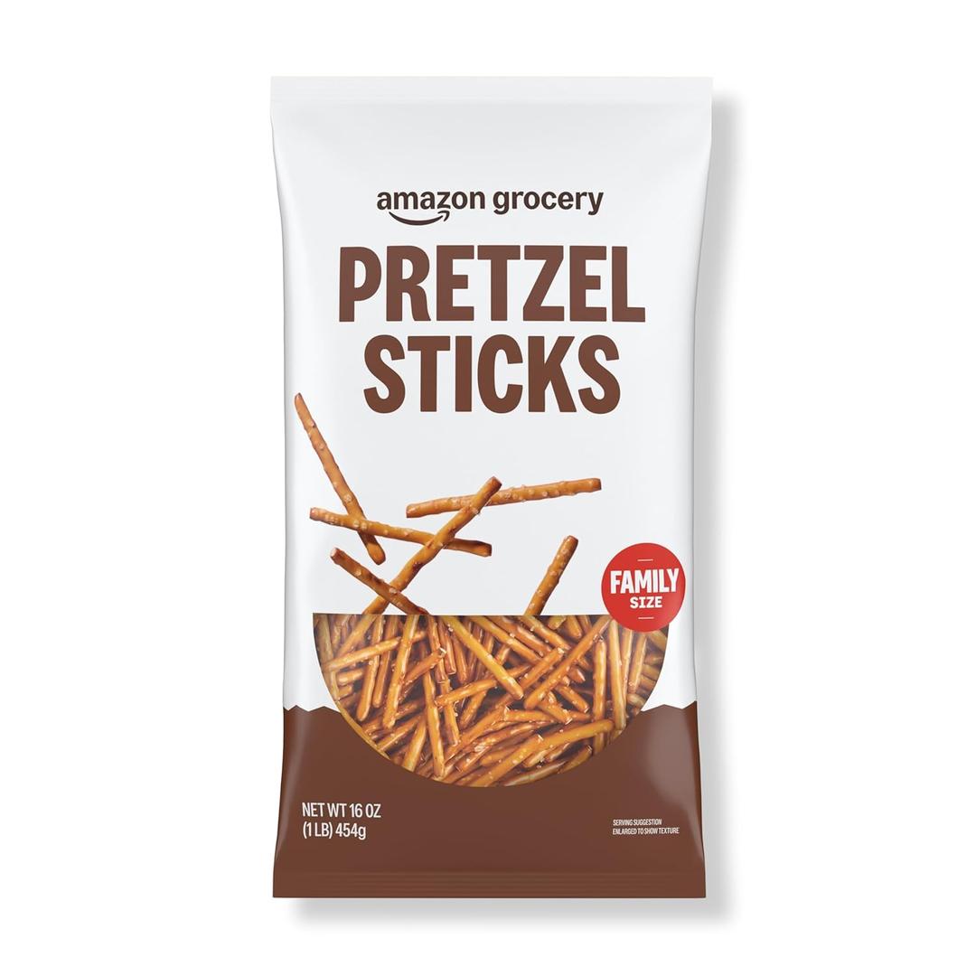 Amazon Grocery, Pretzel Sticks, 16 Oz (Previously Happy Belly, Packaging May Vary) (EXP 02/02/26)