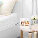 jyunsoeng Fall Decor - Fall Decorations for Home - Thanksgiving Decorations - Tis the Season Autumn Harvest Pumpkin Wooden Sign Home Living Room Kitchen Desk Shelf Table Decor - 5 x 5 Inches