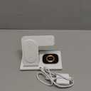 3 in 1 Foldable Charging Station for Apple Products,Wireless Charger for iPhone 17 16 15 14 13 12 Pro Max,Travel Dock Adapter&Light for iWatch Series 11 10 9 Ultra 3/2 SE 3/2,for AirPods 4 3 2 Pro 3/2 (White)