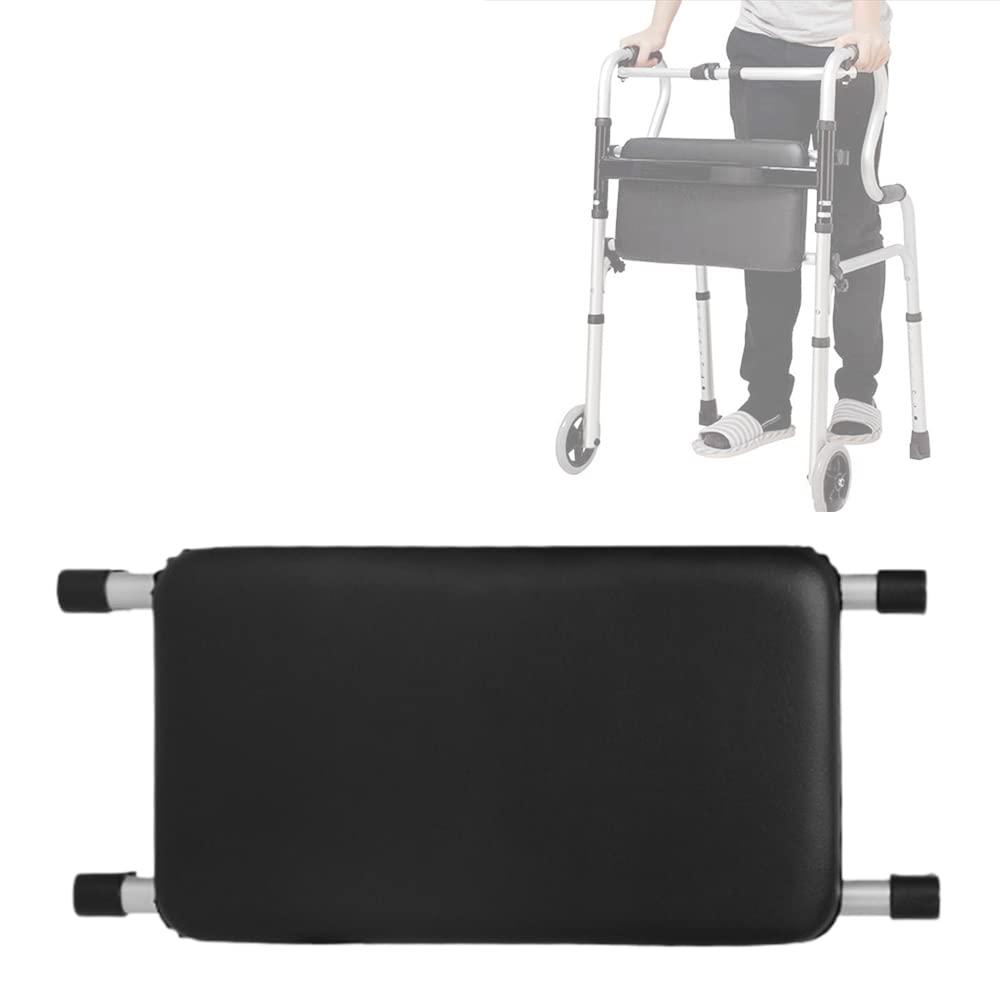 Walker Rest Seat for Attachable Seat Folding Walker, Maximum Weight Capacity of 250 Pounds, Adjustable Range:20"~24" (B)