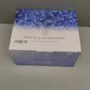 Natural Crystal Flower Matcha Set - 4 Pcs Food Grade Matcha Kit with Spouted Bowl, Matcha Whisk, Scoop and Chasen Holder - Matcha Tea Ceremony Gift for Matcha Lovers (Sakura Whisper)