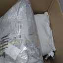 Tahari Home - King Size Comforter, 5-Piece Jacquard Bedding Set with Matching Shams & Decorative Pillows (Lilliana Collection, Light Grey)