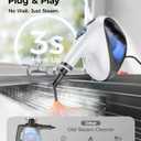 Handheld Steam Cleaner for Home 3s Instant Heat-Up No Need to Wait, Upgrade 2 LB Light Weight Easy Refill Portable Steamer Cleaner for Furniture Couch Grout Walls Kitchenware Cleaning