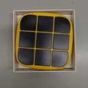 Tic-Tac-Toe Bolt Game, 4-in-1 Handheld Puzzle Games Console, Electronic Tic-Tac-Toe Game for Educational and Memory Growth, Portable Travel Games for Car Ride, Board Games for Kids and Adults (Yellow)