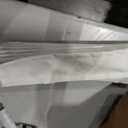 Blackout No Drill Roman Shades, 22" W x 64" H, Off White