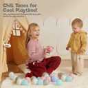 Ball Pit Balls for Toddlers | Soft, BPA-Free Plastic Balls for Baby Ball Pit, Playpen & Bounce House | Crush-Proof & Sensory-Safe Fun | Age 1+ (Iceberg Colors)