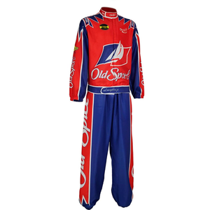 Mens Ricky Bobby Costume Talladega Nights Cosplay Racing Full Outfits Set (X-Large, My20233-4)