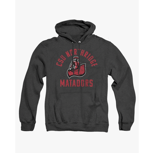 LOGOVISION California State University Northridge Official Matadors Logo Unisex Adult Pull-Over Hoodie,Gray,M