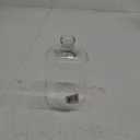 Abbott Collection 27-Carolyn-SM Small Bell Shaped Glass Cloche, Clear (6" H)