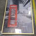 Lavezee 24x36 Poster Frame for Artwork, Puzzles and Photos, Gold Picture Frame Display 24 x 36 Inch Photo Picture Frame for Wall, Metal, Gold