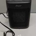 Space Heater, 1500W Electric Heaters Indoor Portable with Thermostat, PTC Fast Heating Ceramic Room Small Heater with Heating and Fan Modes for Bedroom, Office and Indoor Use (10IN)