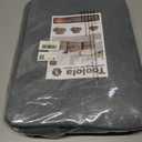 Toolola Large Storage Baskets for Shelves 3 Packs, Fabric Storage Bins for Shelves with Handles, 16.1'' L 12.2'' W  8.2'' H Collapsible Baskets for Organizing Clothes, Toy, Grey