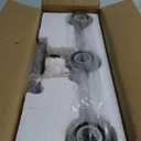 3-Light Bathroom Vanity Light, Modern Brushed Nickel Wall Lights with Clear Glass Shades, Bathroom Wall Sconce Lamp for Mirror Living Room Bedroom Hallway