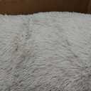 OLANLY Area Rugs for Living Room Bedroom, Machine Washable 4x5.9 ft Soft Fluffy Shaggy Bedside Rug, Indoor Floor Carpet for Kids Girls and Boys, Dorms, Nursery Rooms, Home Decor Aesthetic, Beige