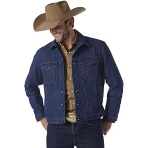 Wrangler mens Cowboy Cut Western Unlined Denim Jacket L