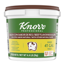 Knorr Professional Caldo de Res, Beef Bouillon with Beef Flavor Granulated Base, Bouillon as a Base, Marinade, Flavor Enhancer, Shelf Stable Convenience, 0g Trans Fat, 4.4 lbs (Pack of 1)